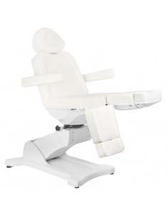 COSMETIC ELECTRIC CHAIR. AZZURRO 869AS 5 MOTOR ROTARY PEDI. WHITE