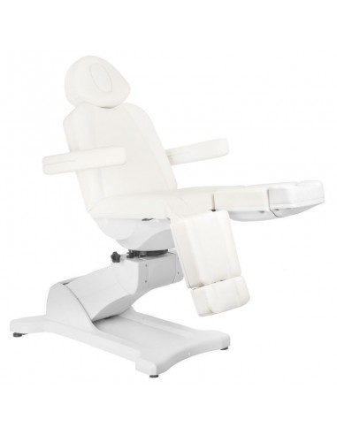 COSMETIC ELECTRIC CHAIR. AZZURRO 869AS 5 MOTOR ROTARY PEDI. WHITE