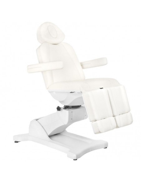 COSMETIC ELECTRIC CHAIR. AZZURRO 869AS 5 MOTOR ROTARY PEDI. WHITE