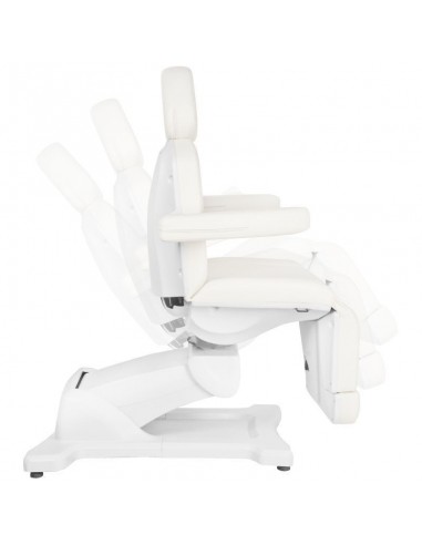 COSMETIC ELECTRIC CHAIR. AZZURRO 869AS 5 MOTOR ROTARY PEDI. WHITE