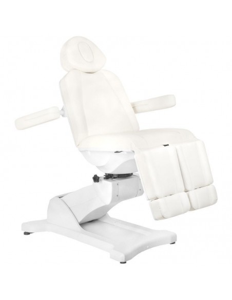 COSMETIC ELECTRIC CHAIR. AZZURRO 869AS 5 MOTOR ROTARY PEDI. WHITE