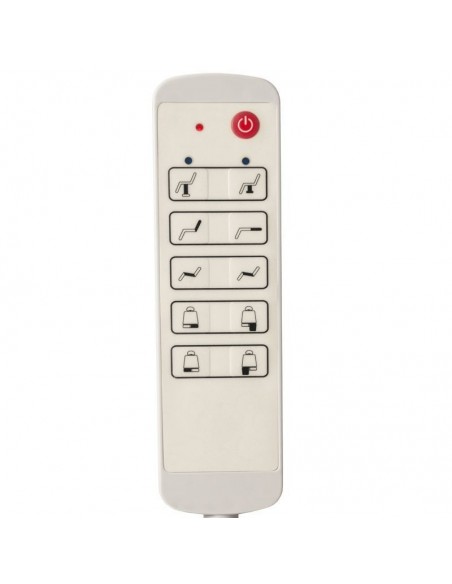 COSMETIC ELECTRIC CHAIR. AZZURRO 869AS 5 MOTOR ROTARY PEDI. WHITE