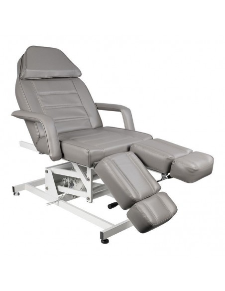 COSMETIC ELECTRIC CHAIR. AZZURRO 673AS PEDI 1 MOTOR GRAY