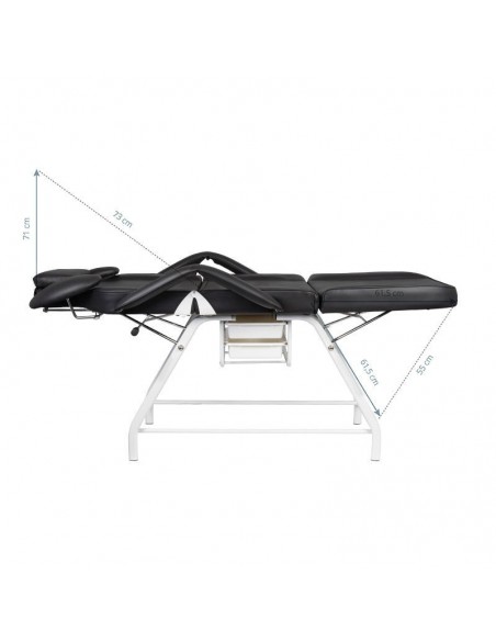 BLACK IVETTE EYELASH TREATMENT CHAIR