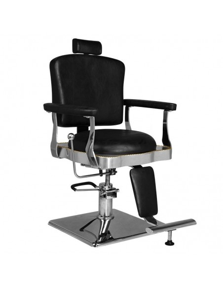 HAIR SYSTEM BARBER CHAIR SM180 BLACK