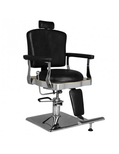 HAIR SYSTEM BARBER CHAIR SM180 BLACK