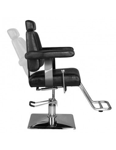 HAIR SYSTEM BARBER CHAIR SM185 BLACK
