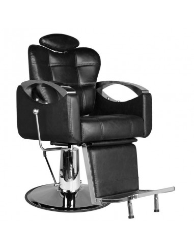 HAIR SYSTEM BARBER CHAIR SM107 BLACK