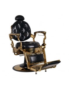 GABBIANO BARBER CHAIR TITO GOLD BLACK