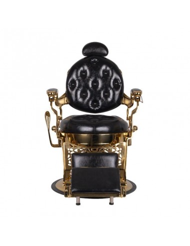 GABBIANO BARBER CHAIR TITO GOLD BLACK