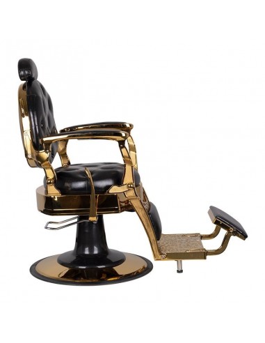 GABBIANO BARBER CHAIR TITO GOLD BLACK