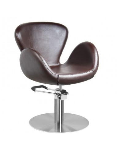 GABBIANO HAIRDRESSING CHAIR AMSTERDAM BROWN