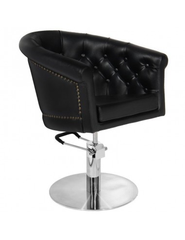 GABBIANO HAIRDRESSING CHAIR LONDON BLACK