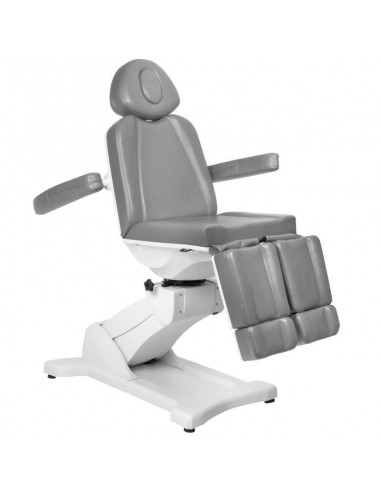COSMETIC ELECTRIC CHAIR. AZZURRO 869AS 5 MOTOR ROTARY PEDI. GRAY