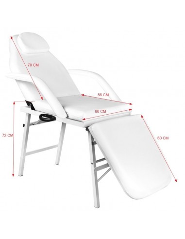 COSMETIC FOLDING ARMCHAIR A270 WHITE
