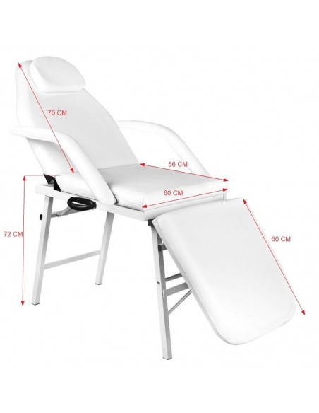 COSMETIC FOLDING ARMCHAIR A270 WHITE