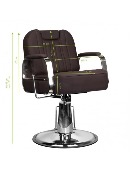 GABBIANO BARBER CHAIR RUFO BROWN