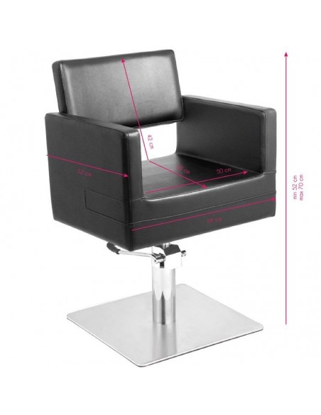 GABBIANO HAIRDRESSING CHAIR SOFIA BLACK