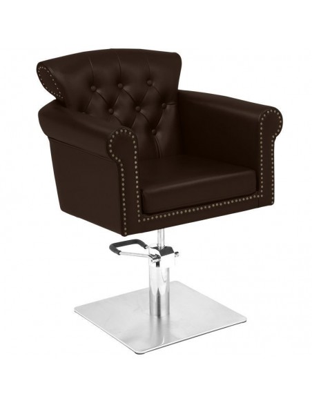 GABBIANO HAIRDRESSING CHAIR BERLIN BROWN
