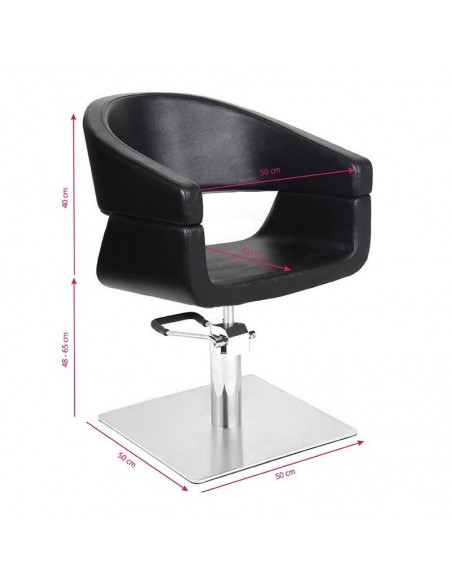 GABBIANO HAIRDRESSING CHAIR 044 BLACK