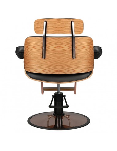 GABBIANO HAIRDRESSING CHAIR FLORENCE BLACK