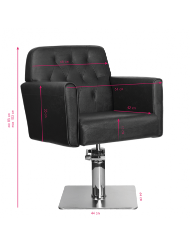 GABBIANO HAIRDRESSING CHAIR HAMBURG BROWN