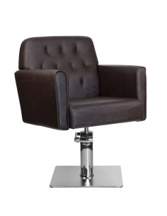 GABBIANO HAIRDRESSING CHAIR HAMBURG BROWN