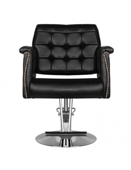 HAIR SYSTEM HAIRDRESSING CHAIR HS48 BLACK