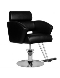 HAIR SYSTEM HAIRDRESSING CHAIR HS02 BLACK
