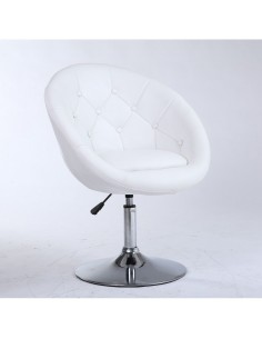 Bellafurniture White Salon Chair BFHC8516. White Chair for hairdressers and beauty salon. Stylish beauty salon chairs.