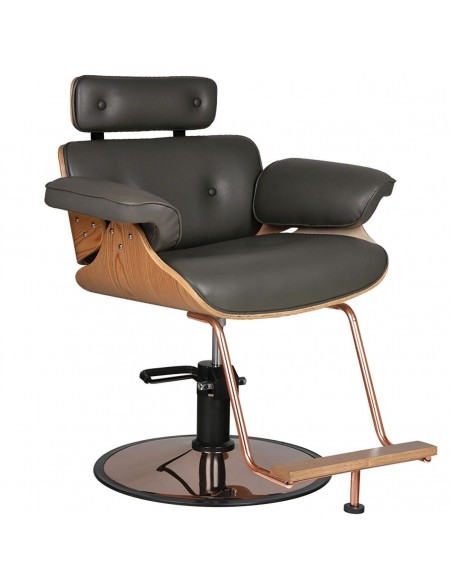 GABBIANO HAIRDRESSING CHAIR FLORENCE GRAY