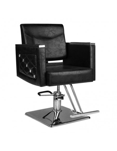 HAIR SYSTEM HAIRDRESSING CHAIR SM363 BLACK