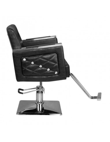 HAIR SYSTEM HAIRDRESSING CHAIR SM363 BLACK