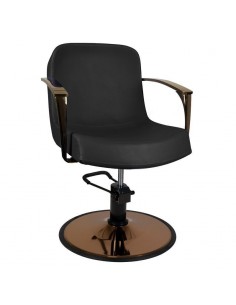 GABBIANO STYLING CHAIR COPPER BOLONIA BLACK
