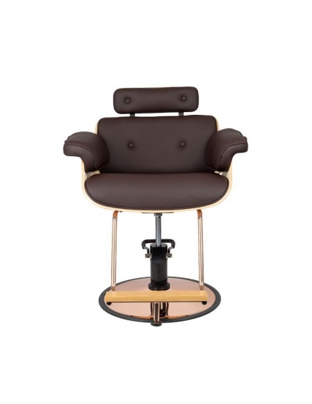 GABBIANO HAIRDRESSING CHAIR FLORENCE BROWN