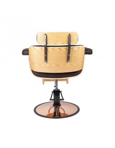 GABBIANO HAIRDRESSING CHAIR FLORENCE BROWN