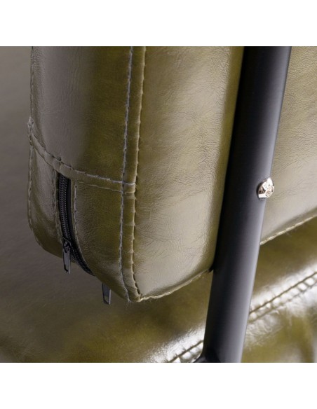 GABBIANO HAIRDRESSING CHAIR KATANIA LOFT GREEN