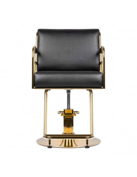 GABBIANO HAIRDRESSING CHAIR PRATO GOLD - BLACK