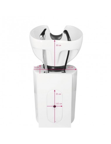 GABBIANO PORTO HAIR WASH UNIT BLACK