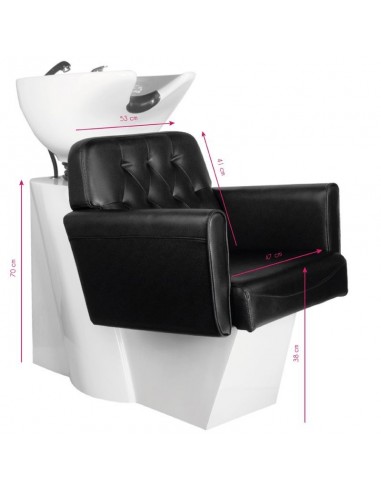GABBIANO HAIR WASH UNIT HAMBURG BLACK