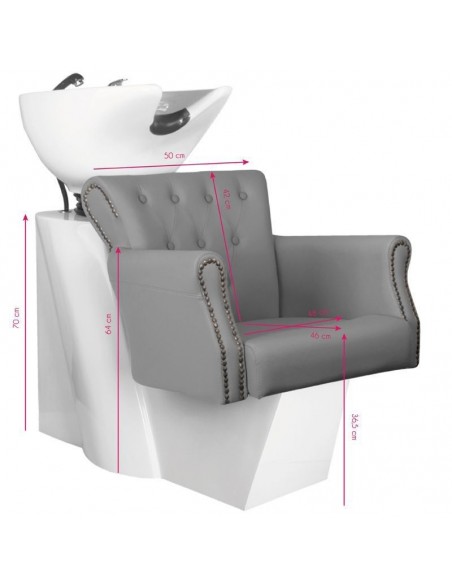 HAIR SYSTEM BER 8183 GRAY HAIR WASH