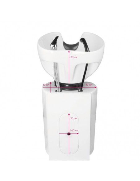 GABBIANO HAIR WASH UNIT HAMBURG BROWN