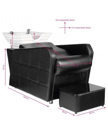 HAIR SYSTEM HSB07 BLACK HAIR WASH