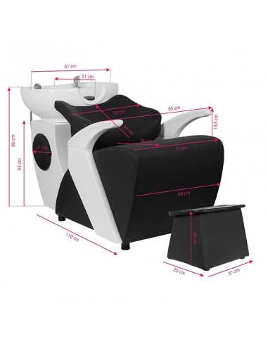 GABBIANO HAIR WASH UNIT C024 BLACK