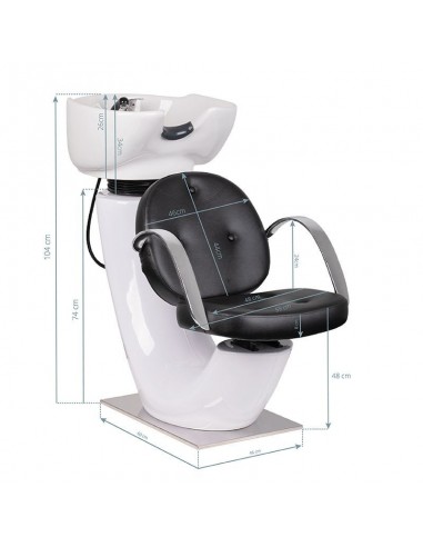 GABBIANO HAIR WASH UNIT ASTI BLACK