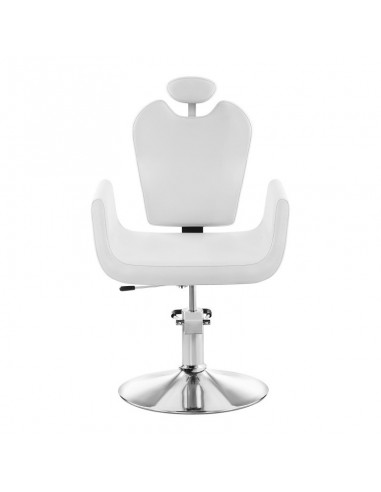 RECLINING STYLING CHAIR WHITE