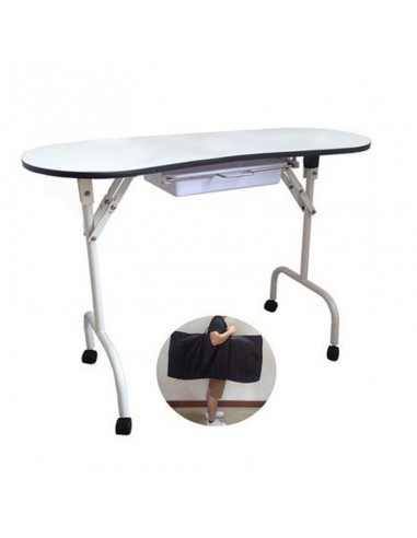 Folding desk 4031 white + bag