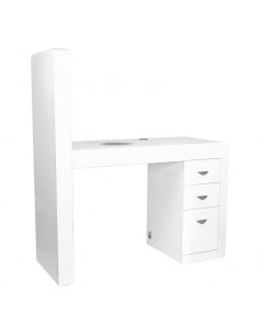 Cosmetic desk 310 white left