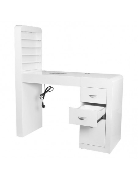 Cosmetic desk 310 white left