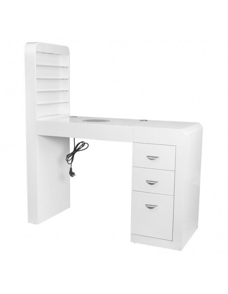 Cosmetic desk 310 white left